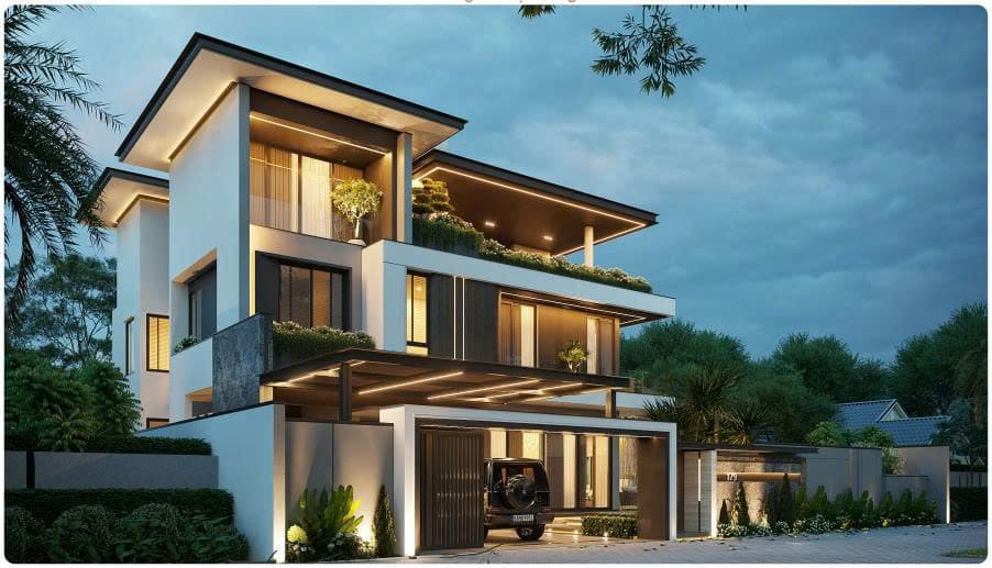 Thi công nội thất biệt thự Hiếu Loan Villa